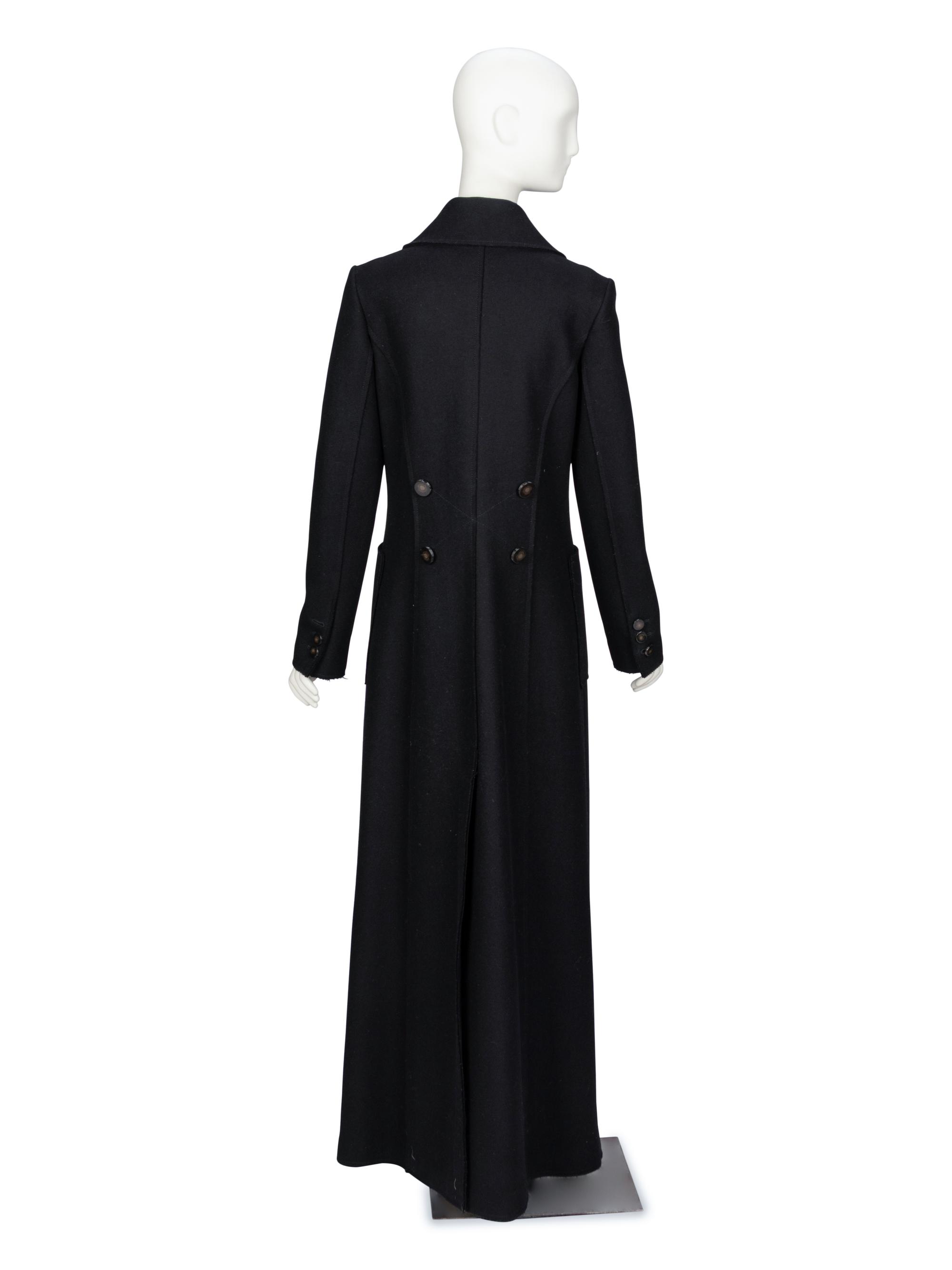 Carolina Herrera, Black Wool Coat