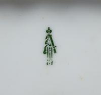 A Russian Porcelain Sauceboat and Underplate from the Farm Service