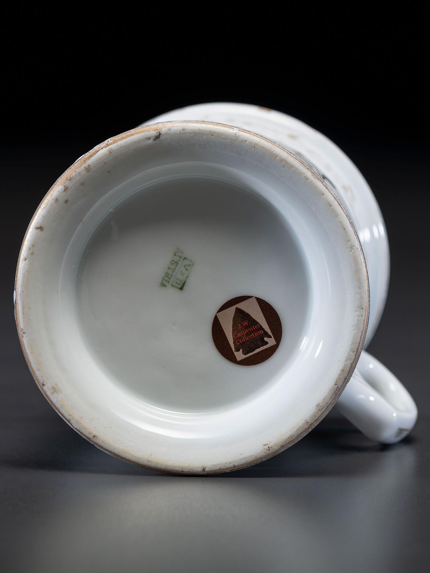 A Wine Maker's Porcelain Occupational Shaving Mug