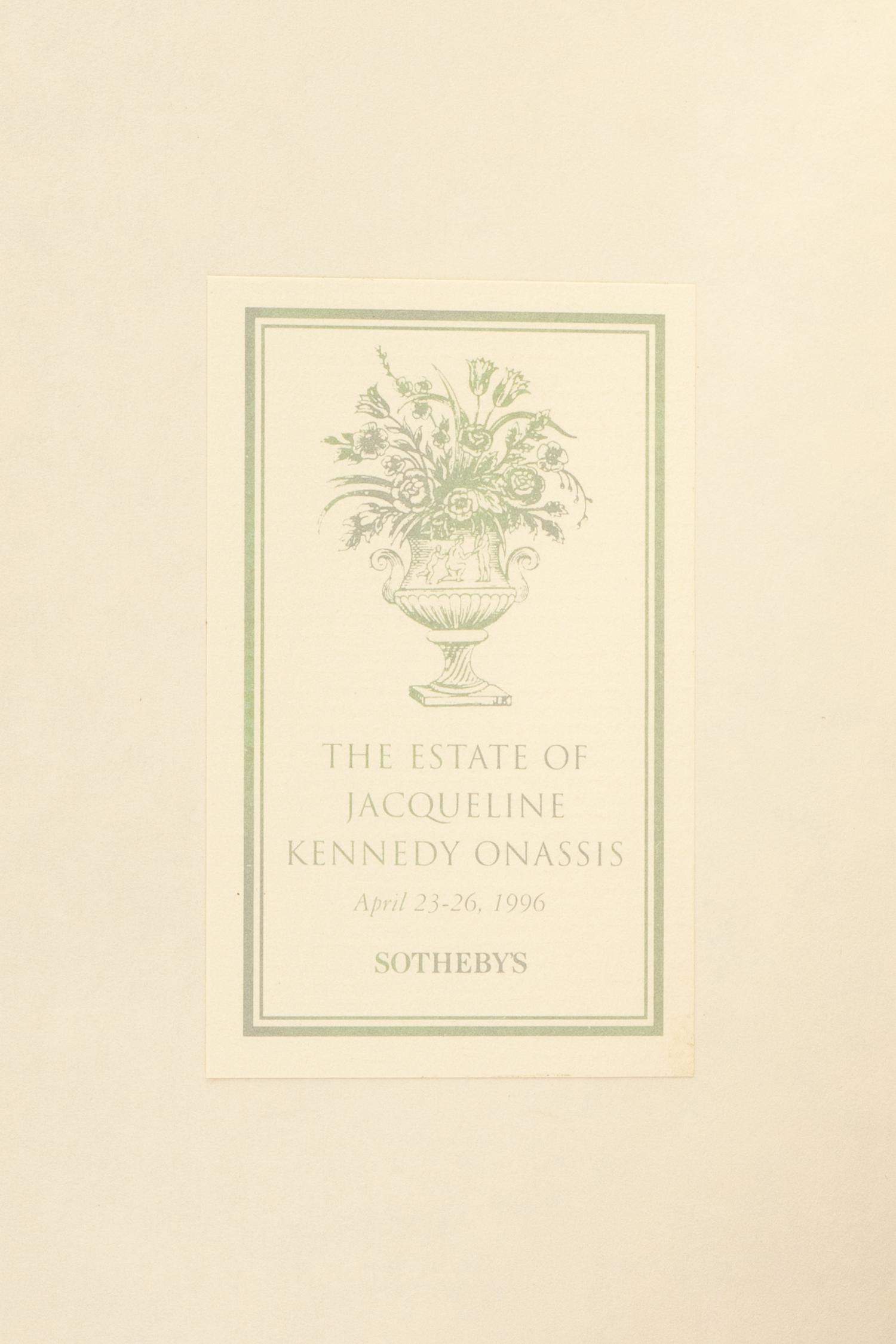 [KENNEDY ONASSIS, Jacqueline Bouvier (1929-1994), her copies]. A group of 7 works relating to history and culture from her library, including: