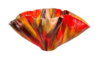 An American Studio Glass Bowl, Toots Zynsky (b. 1951) Width 24 1/2 inches.