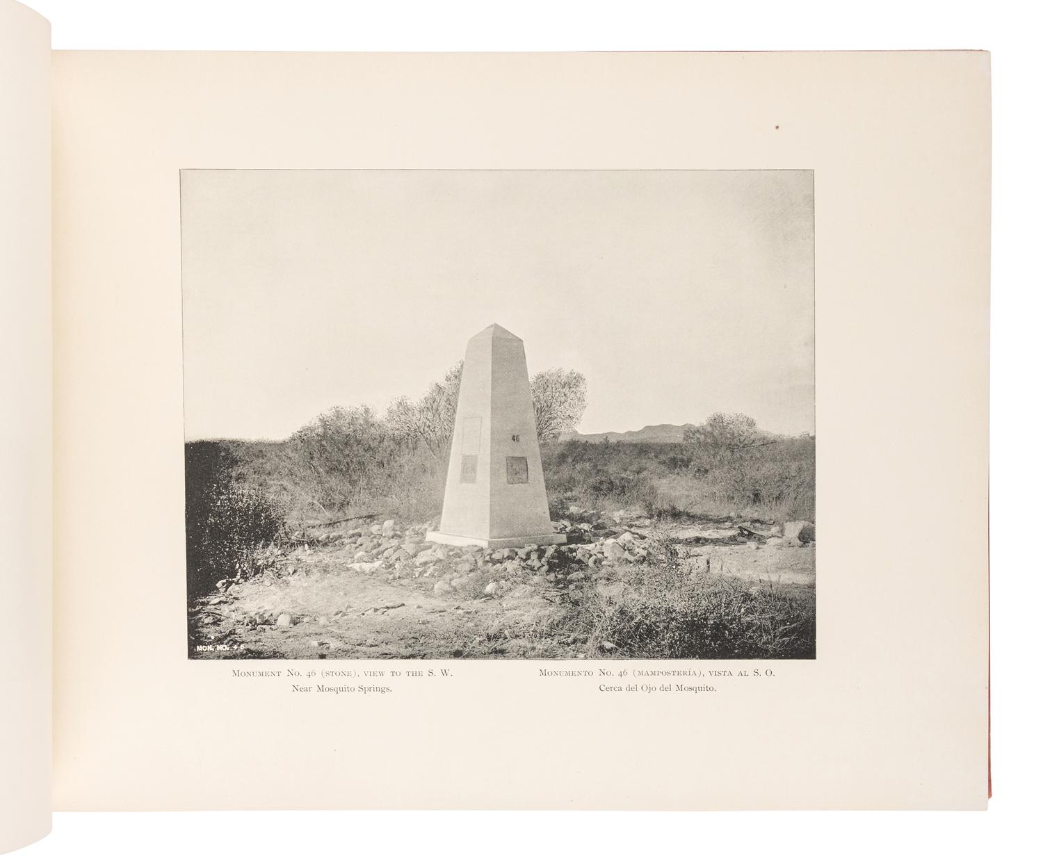 [INTERNATIONAL BOUNDARY COMMISSION]. Report of the Boundary Commission Upon the Survey and Re-Marking of the Boundary Between the United States and Mexico West of the Rio Grande , 1891-1896. Washington: Government Printing Office, 1898.
