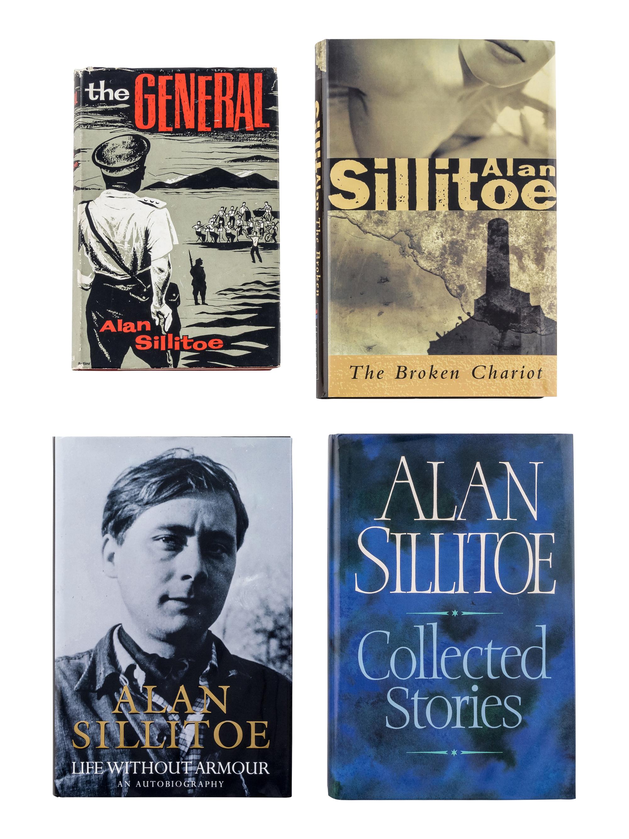 SILLITOE, Alan (1928-2010). A group of 4 FIRST EDITIONS, many SIGNED, comprising: