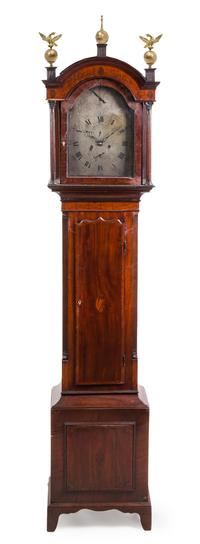 An English Mahogany Case Clock Height 95 1/2 inches. — WILLIAM HUNTER, LONDON, 18TH CENTURY
