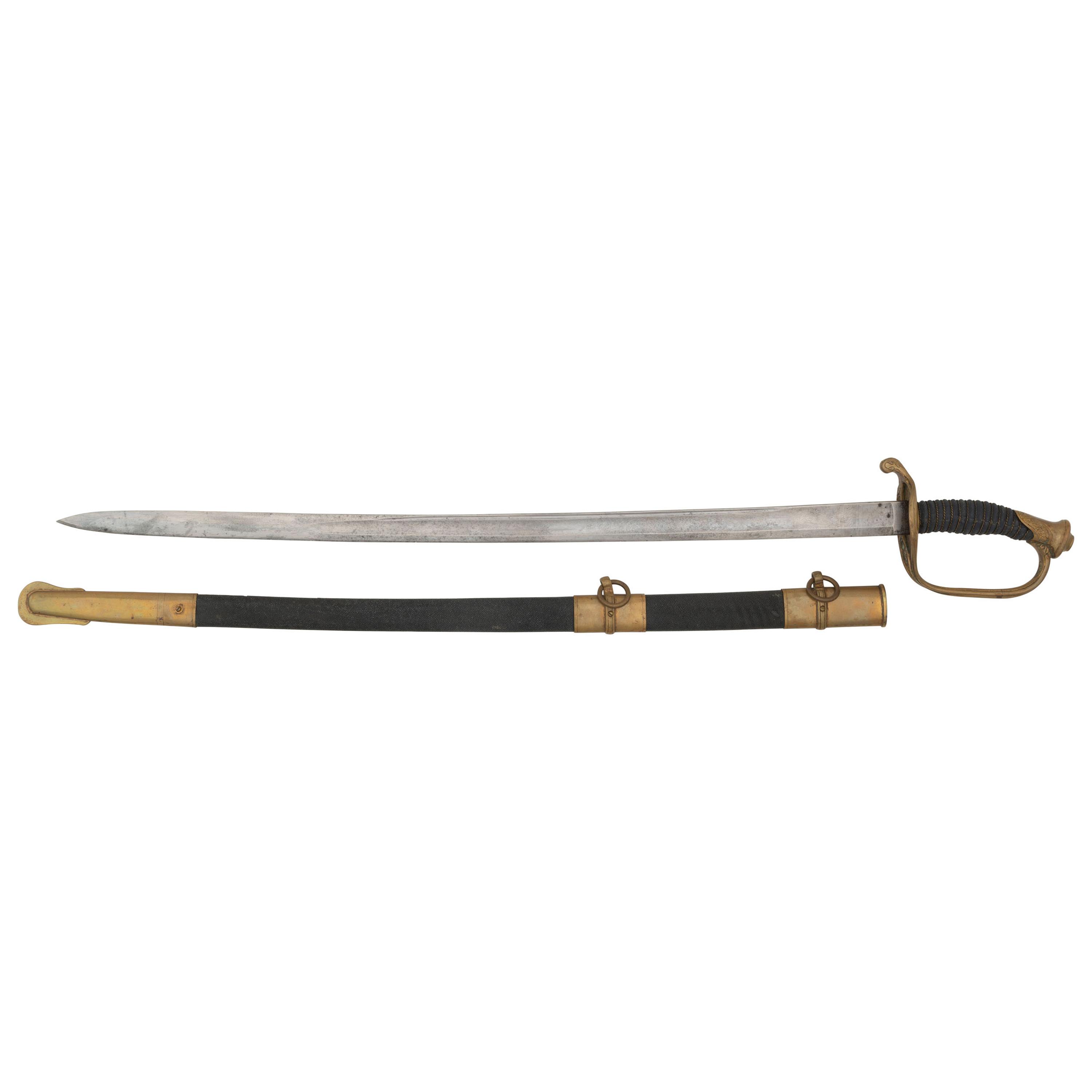 Horstmann Model 1850 Foot Officers Sword Presented to Lt. Harry M Hyde by his "Friends in the Atlantic Mutl Ins Co"