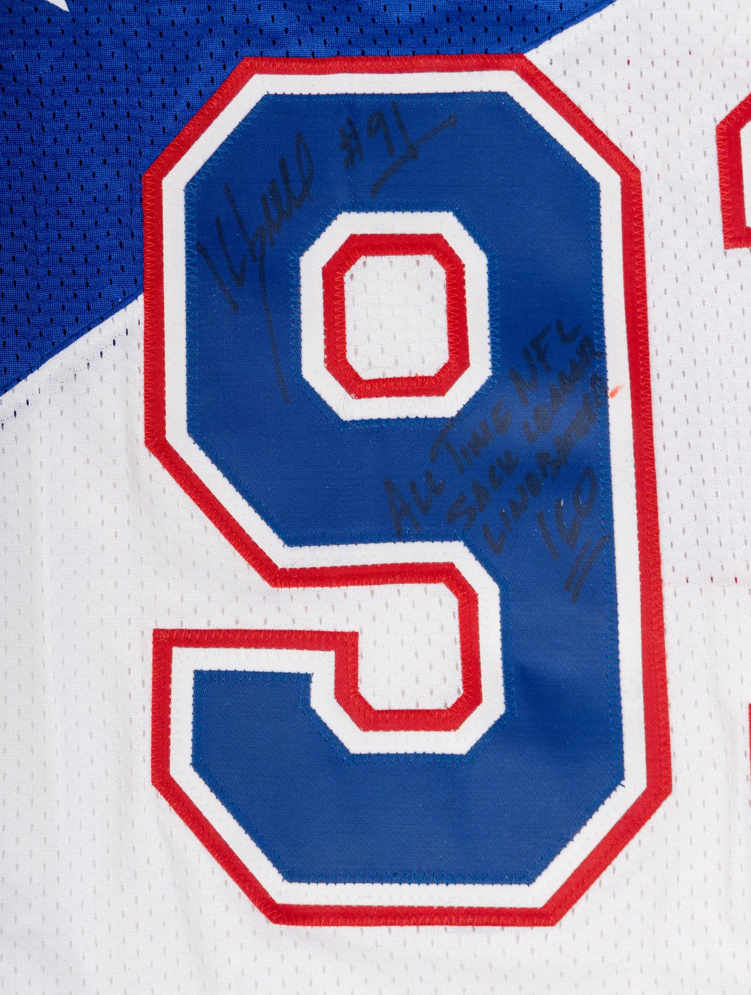 A Kevin Greene Signed Autograph Game Issued Pro Bowl Jersey with Inscriptions