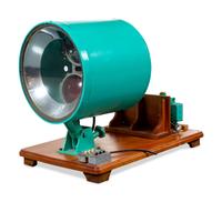 An American Painted Metal Two-light Search Light