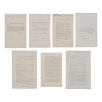 [African-Americana] Group of 7 Civil War-Era General Orders Related to Black Union Soldiers
