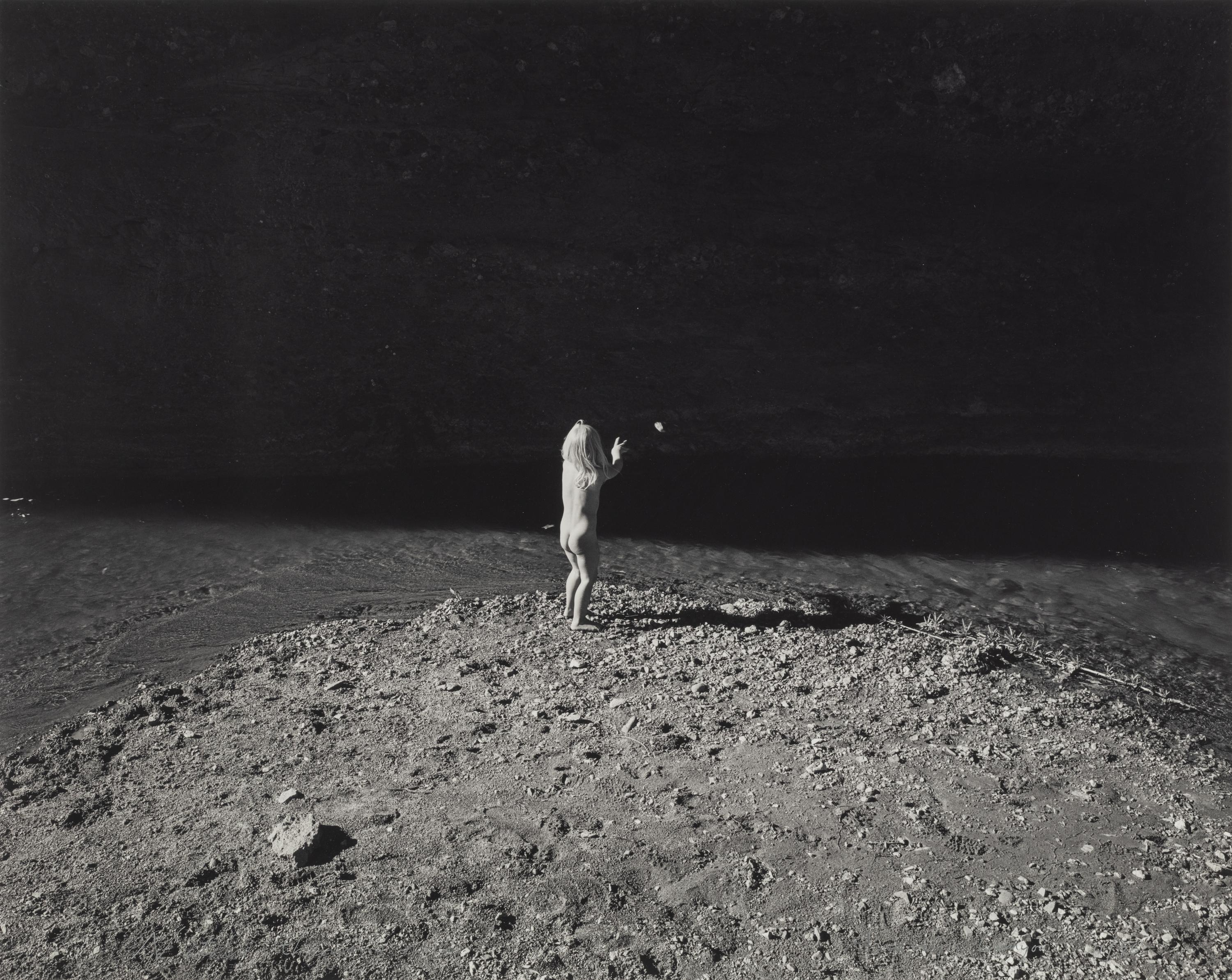 Mark Klett (born 1952) Natalie Throwing Rocks, Aravalpa Canyon, 1996
