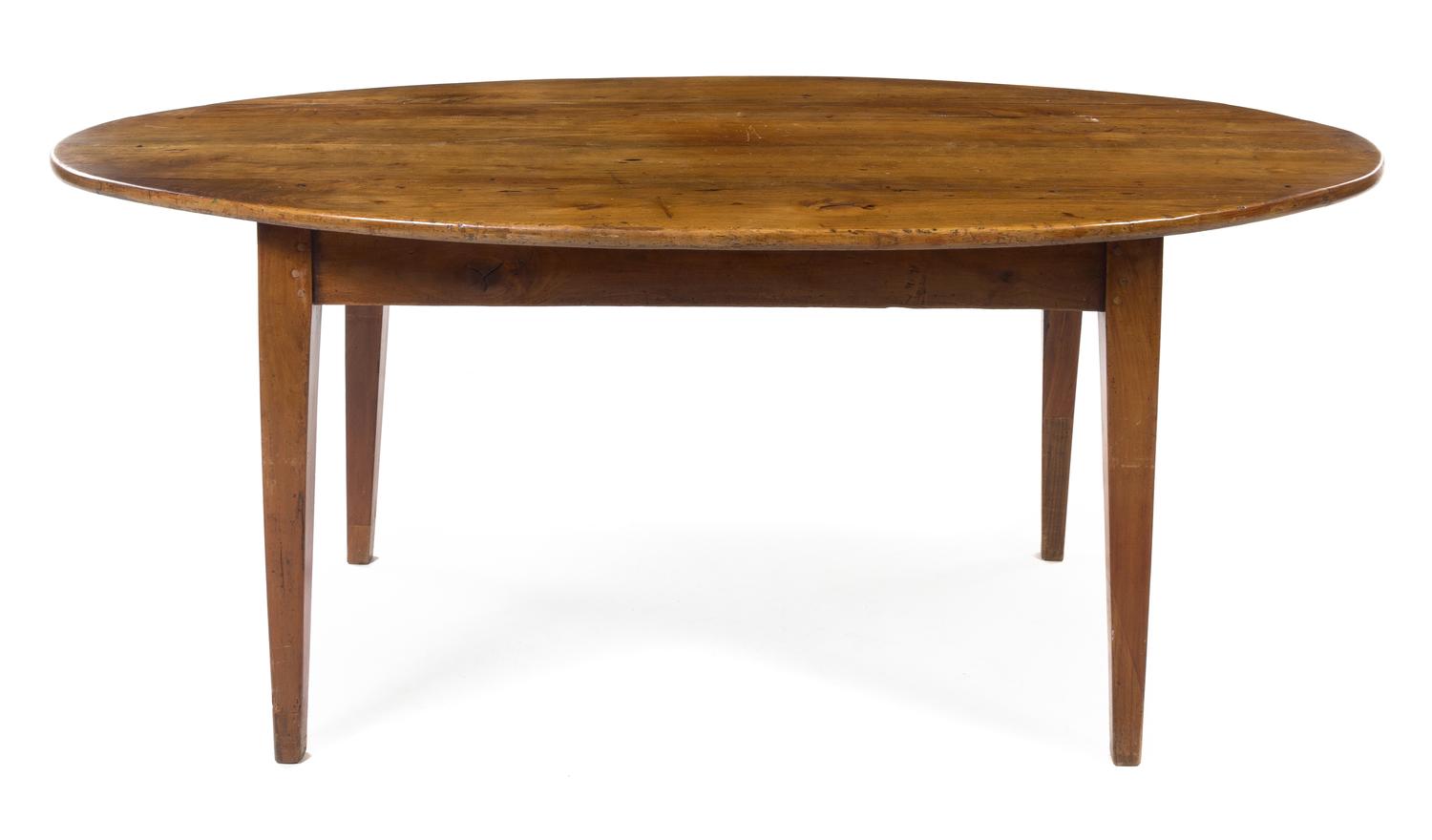 A Provincial Style Breakfast Table Height 29 3/8 x width 73 x depth 37 1/4 inches. — 19TH CENTURY