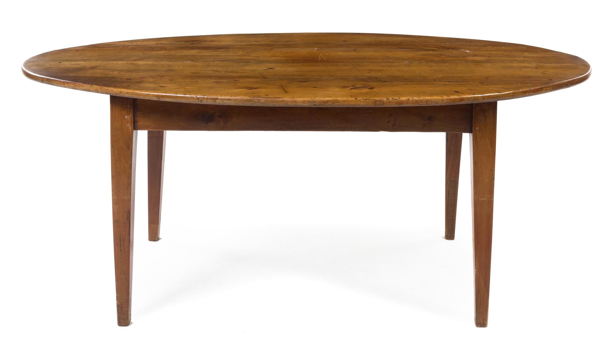 A Provincial Style Breakfast Table Height 29 3/8 x width 73 x depth 37 1/4 inches. — 19TH CENTURY