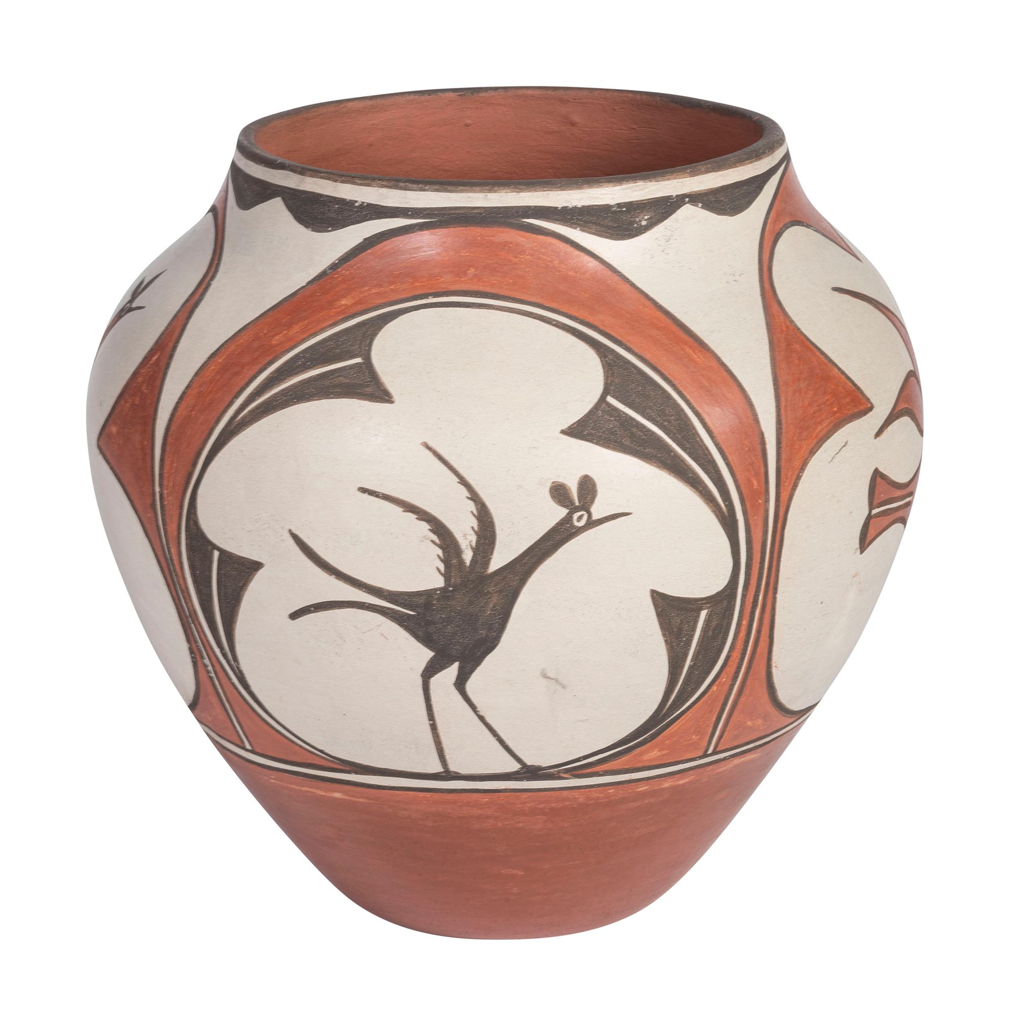 Zia Polychrome Pottery Jar