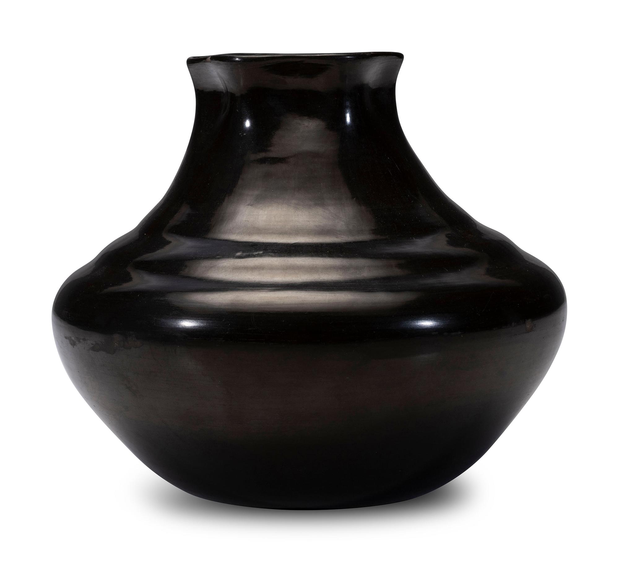 Blackware Pottery Jar