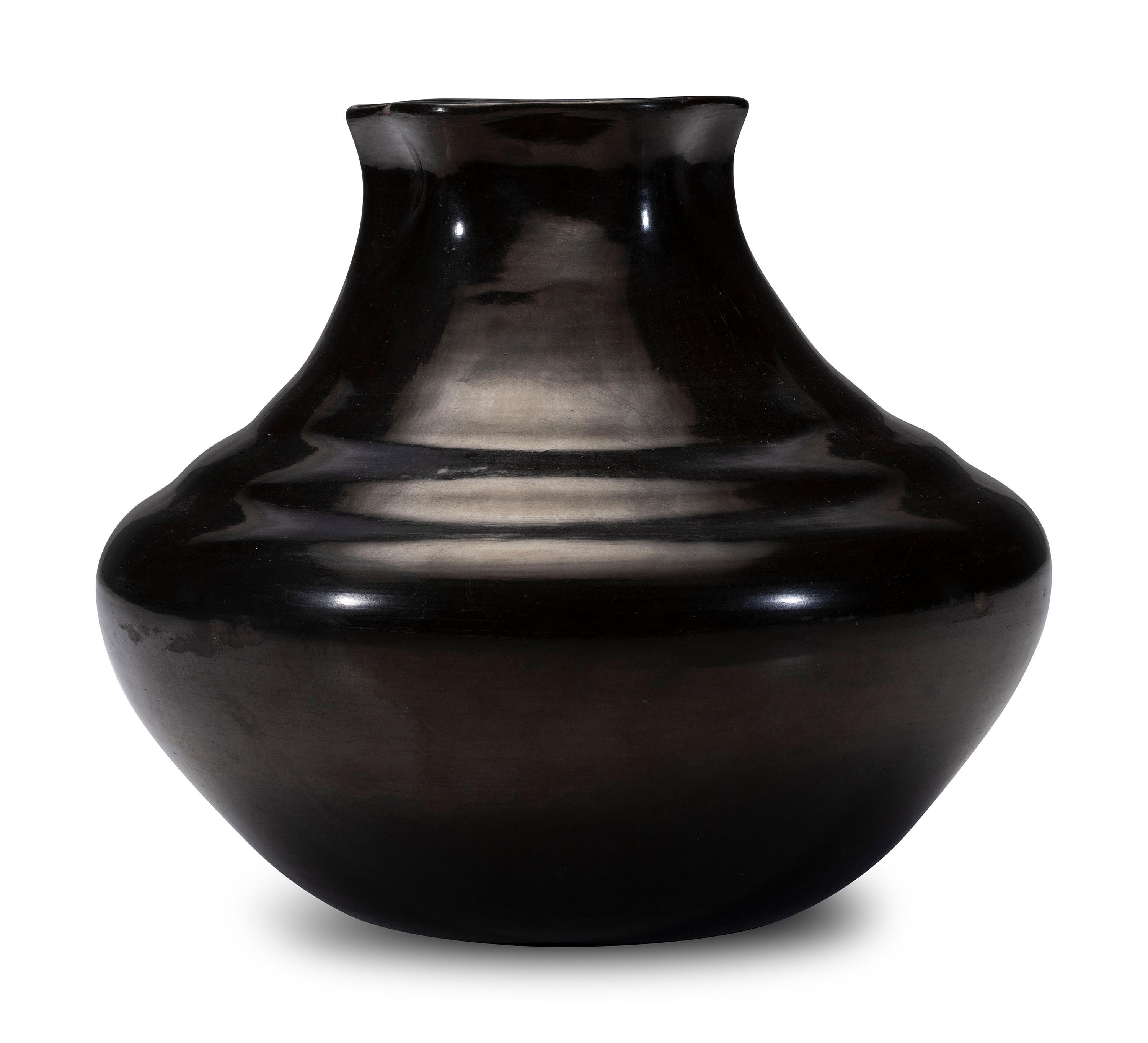Blackware Pottery Jar