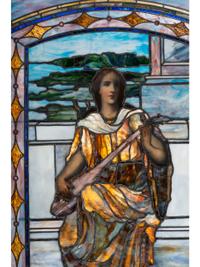 'Musician in the Cove' Window, c. 1890