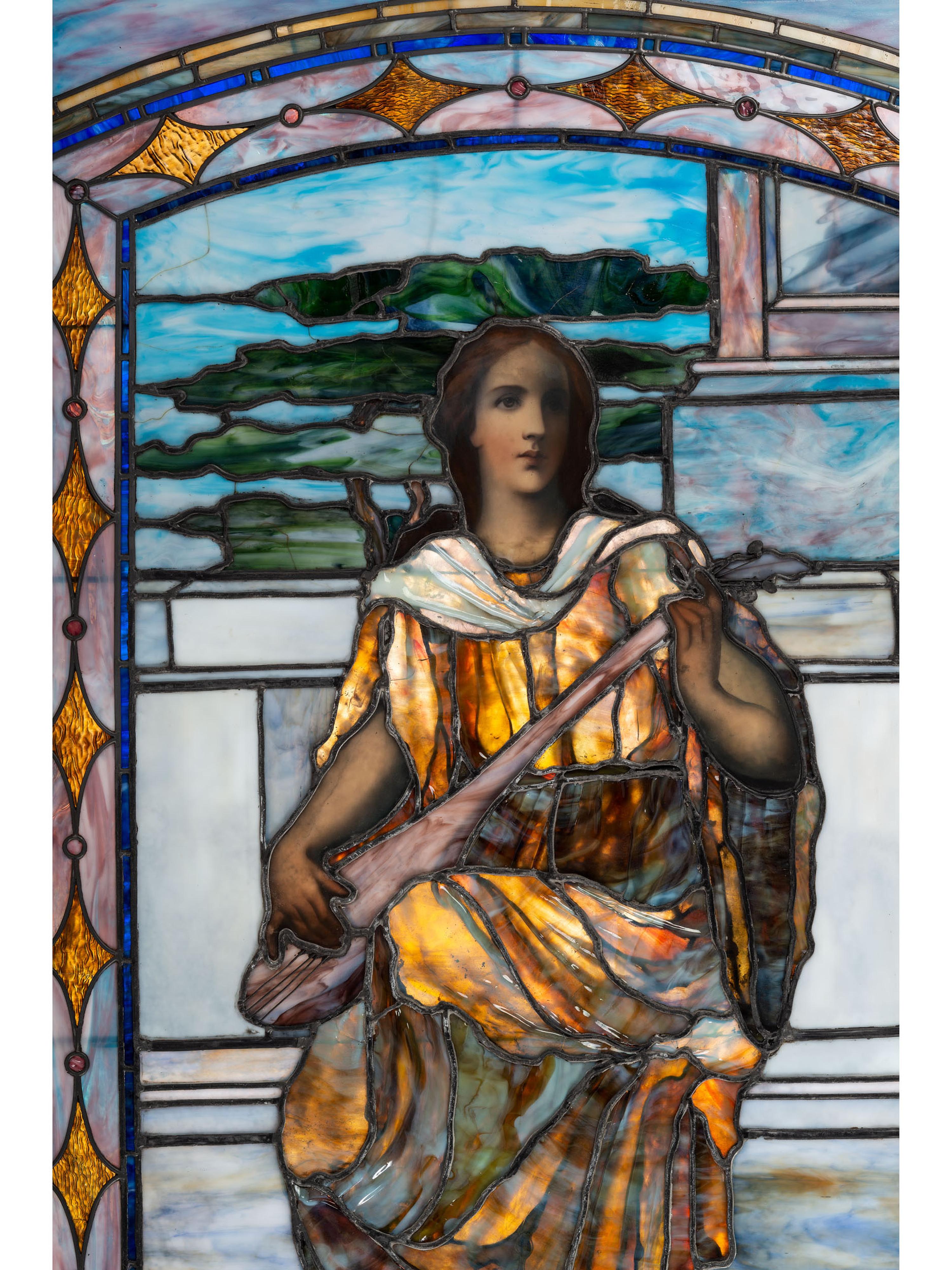'Musician in the Cove' Window, c. 1890
