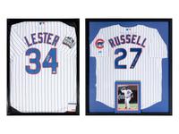 A Group of 2016 Chicago Cubs World Series Champions Signed Autograph Jerseys,