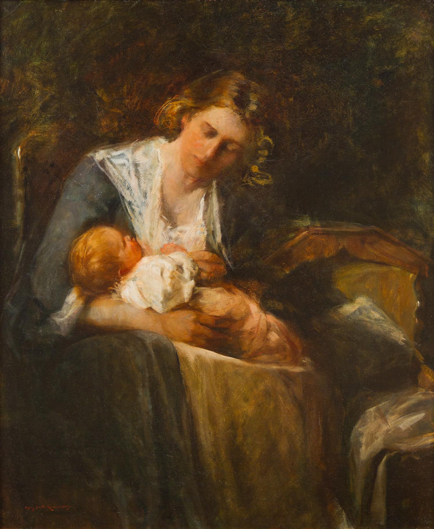 Mary Curtis Richardson, (American, 1848-1931), Mother and Child