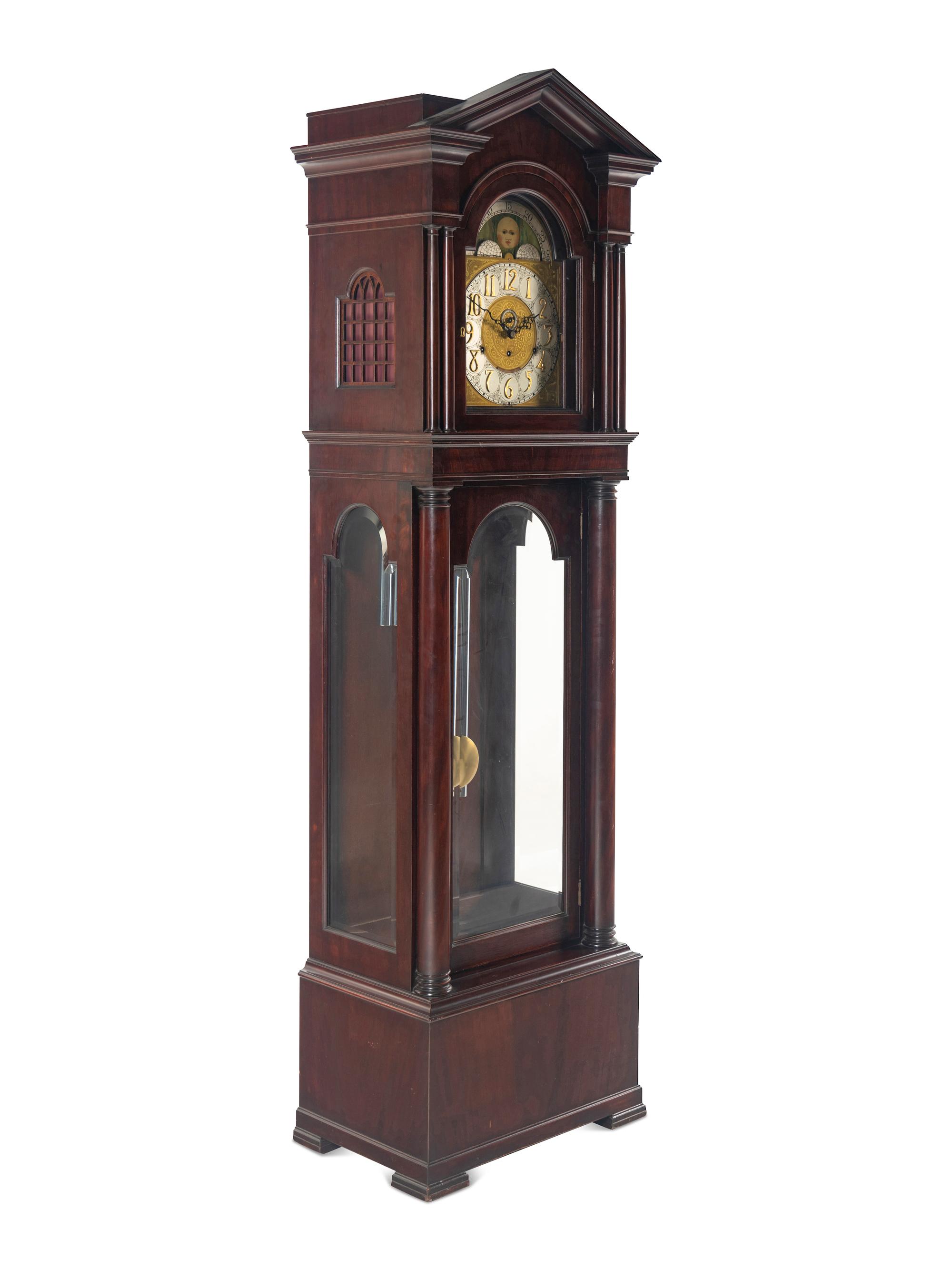 A Mahogany Tall Case Clock