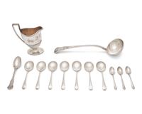 An Assorted Group of Sterling Silver Bearing Monograms for John Jacob Astor IV (1864-1912) and Brooke Astor (1902-2007) and Astor Family Crests
