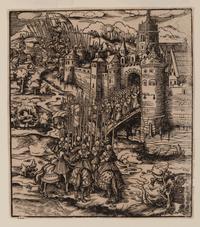 Three Soldiers and the Dog (together with three old master engravings)