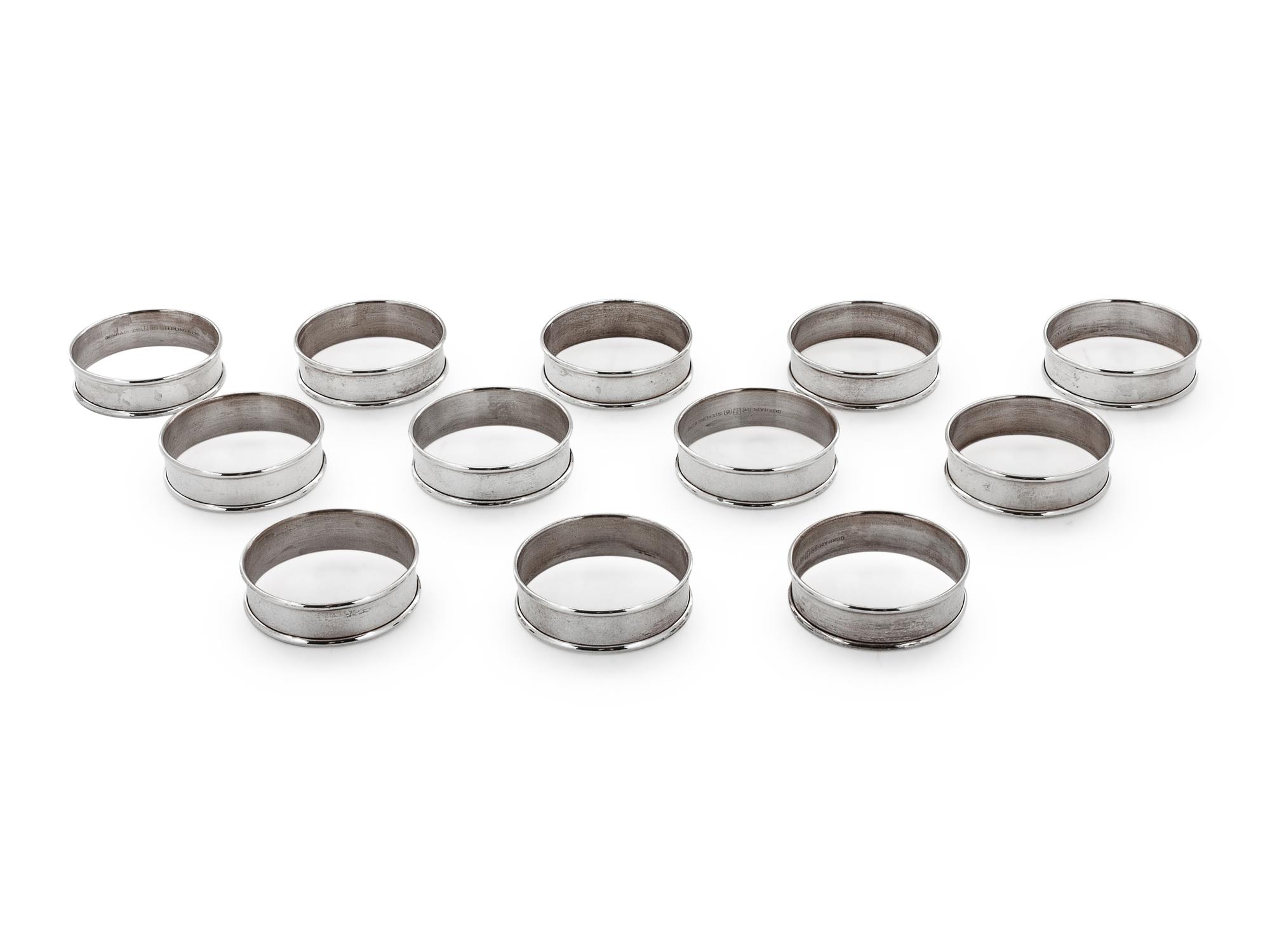 each with rolled rim.