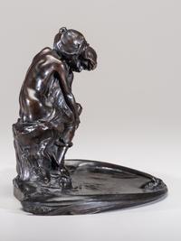 Figural Inkwell, circa 1900