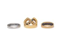 COLLECTION OF SAPPHIRE AND DIAMOND RINGS