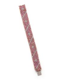 PINK SAPPHIRE AND DIAMOND BRACELET
