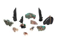 Santa Clara, San Ildefonso, and Zuni Miniatures