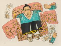 Red Grooms, (American, b. 1937), Gertrude Stein, 1975