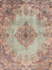 A Kirman Wool Rug