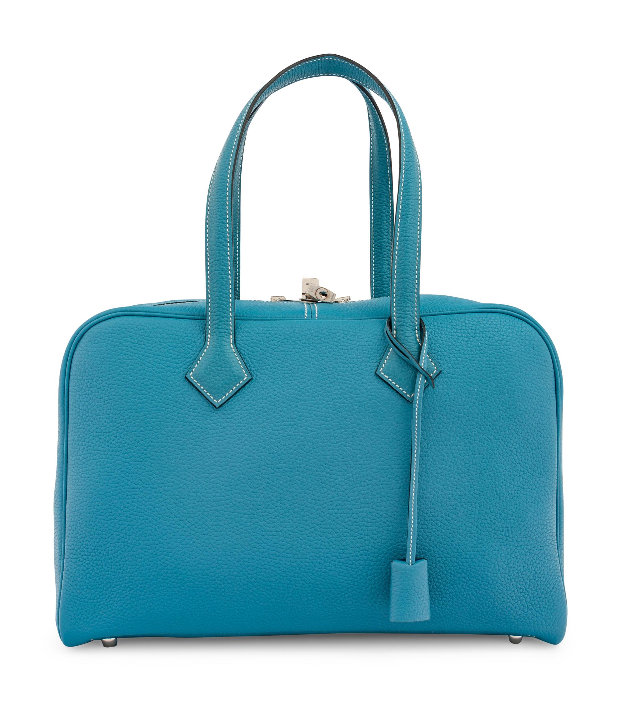 Hermès Blue Jean Victoria II Fourre-Tout 35cm Bag, 2012