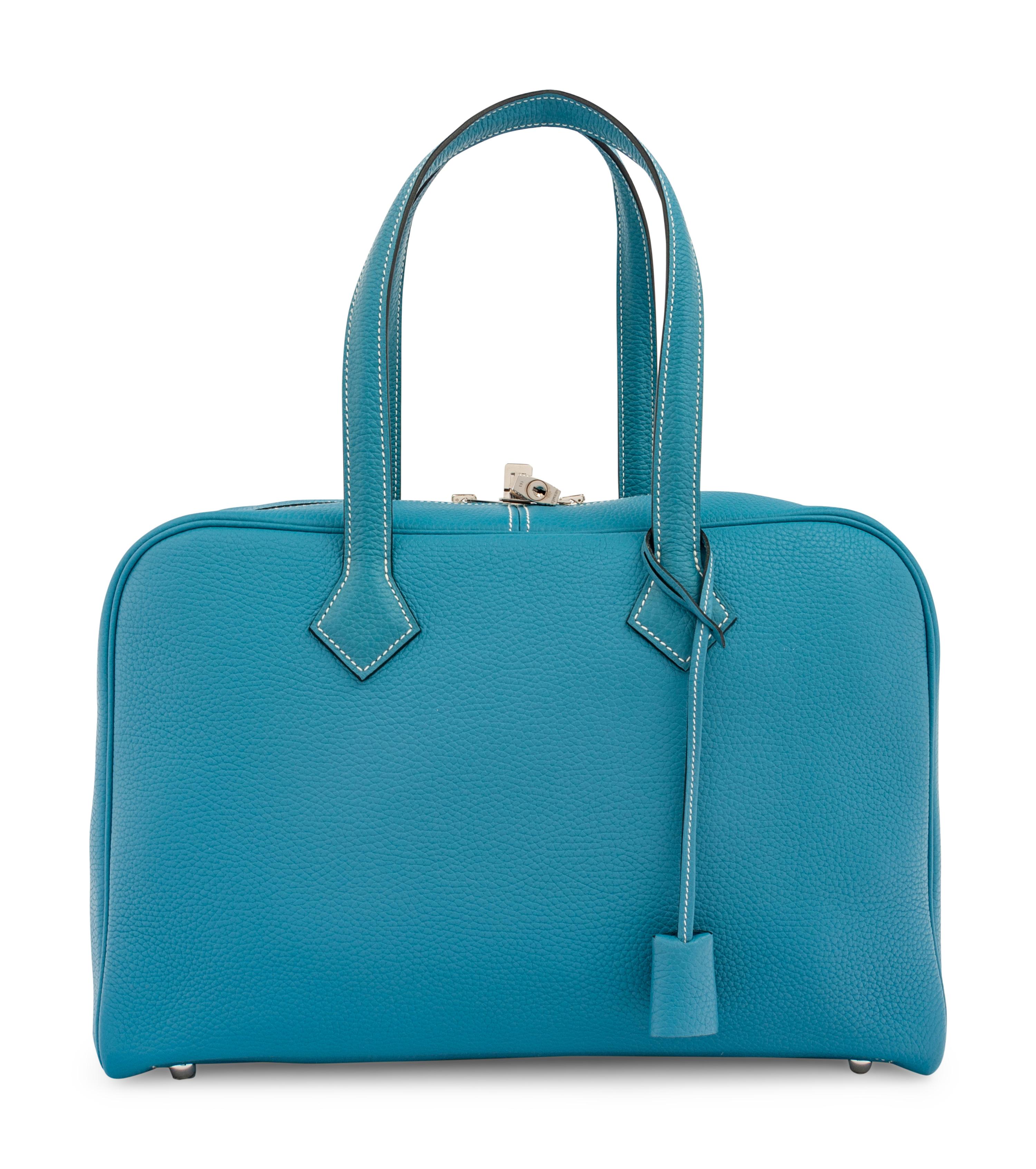 Hermès Blue Jean Victoria II Fourre-Tout 35cm Bag, 2012