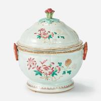 A Chinese Export Porcelain Famille Rose Covered Tureen circa 1760