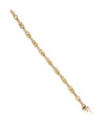 YELLOW GOLD AND DIAMOND BRACELET