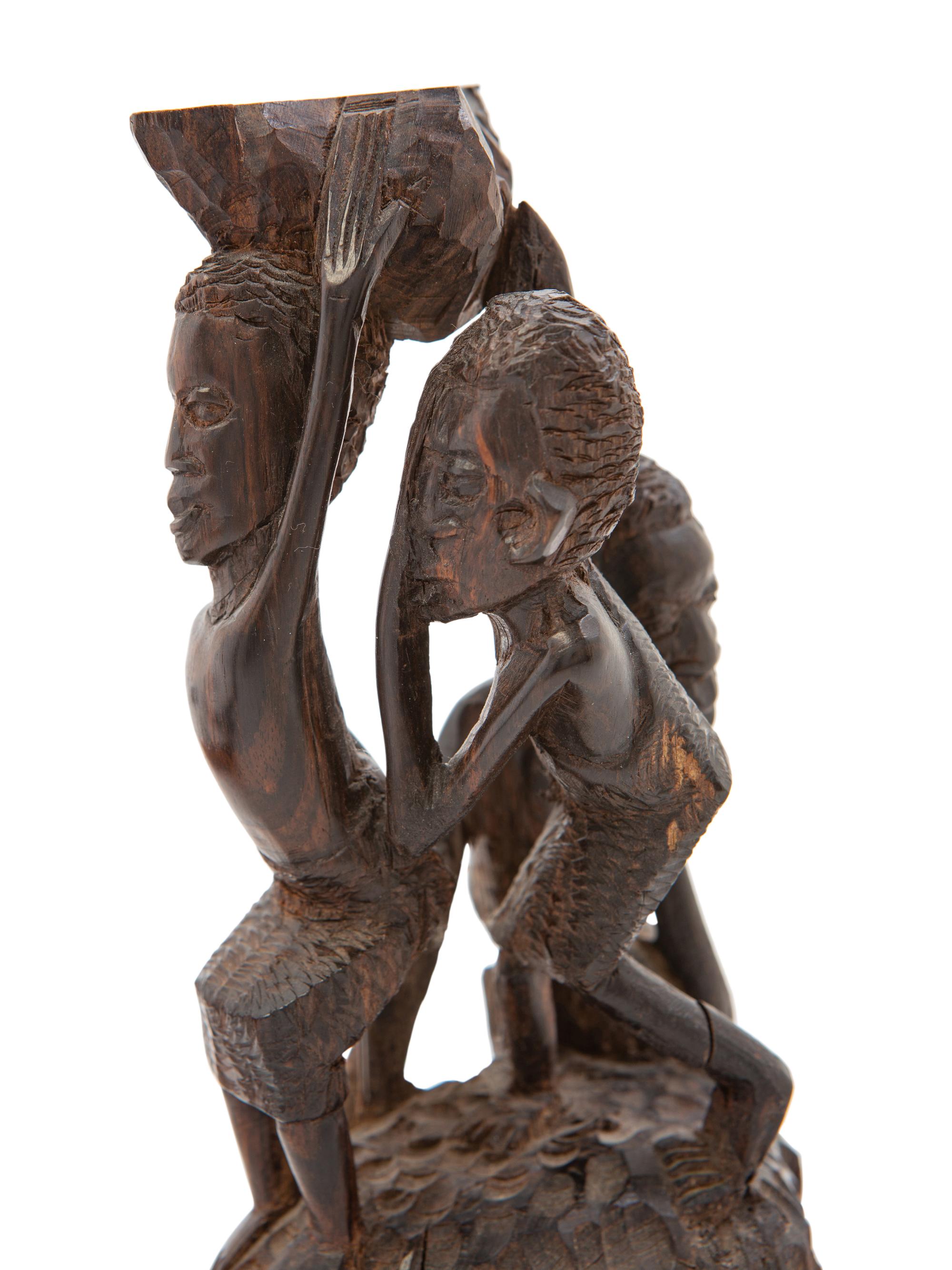 Five African Wood Carvings
