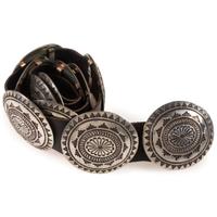 Navajo Sterling Silver Stamped Concha Belt