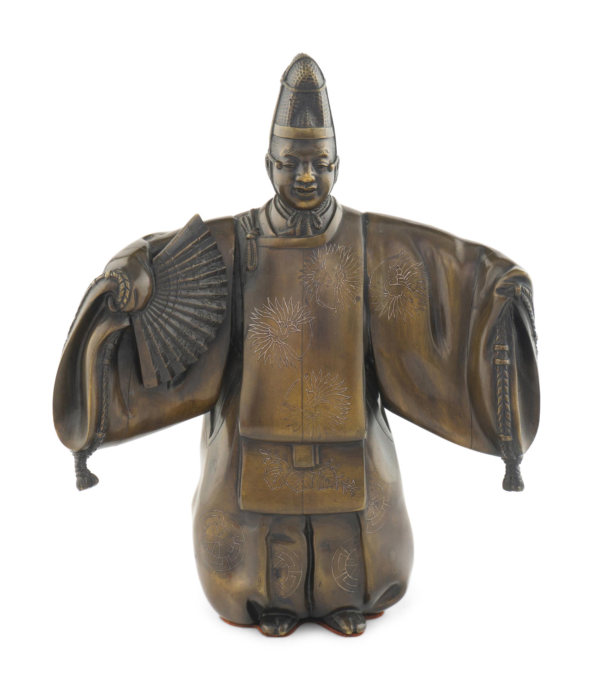A Japanese Bronze Figure