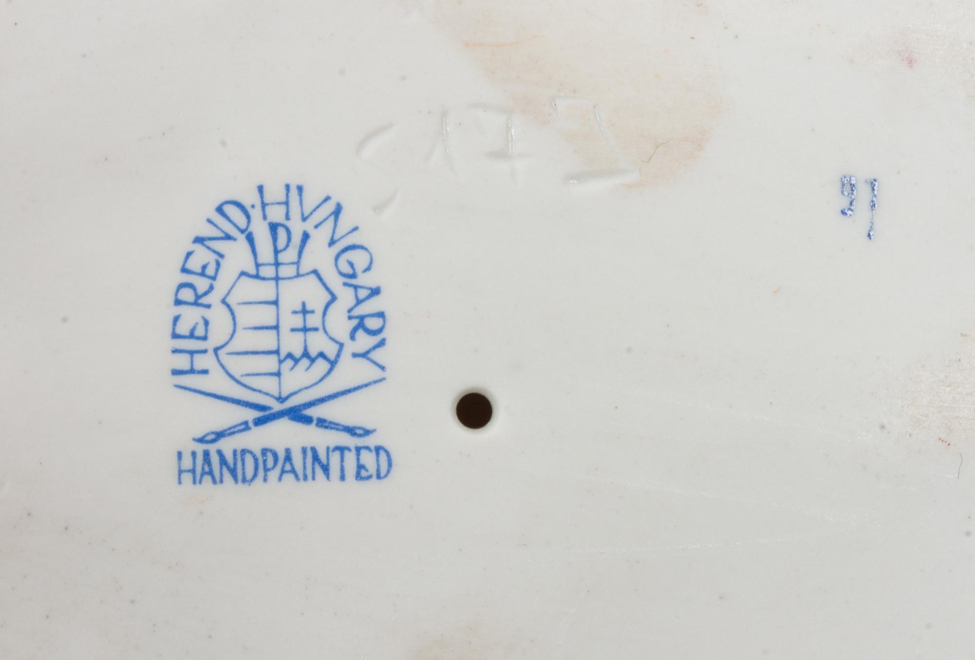 A Herend Porcelain Figural Group