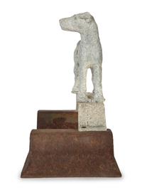 A Cast Iron Dog-Form Boot Scraper