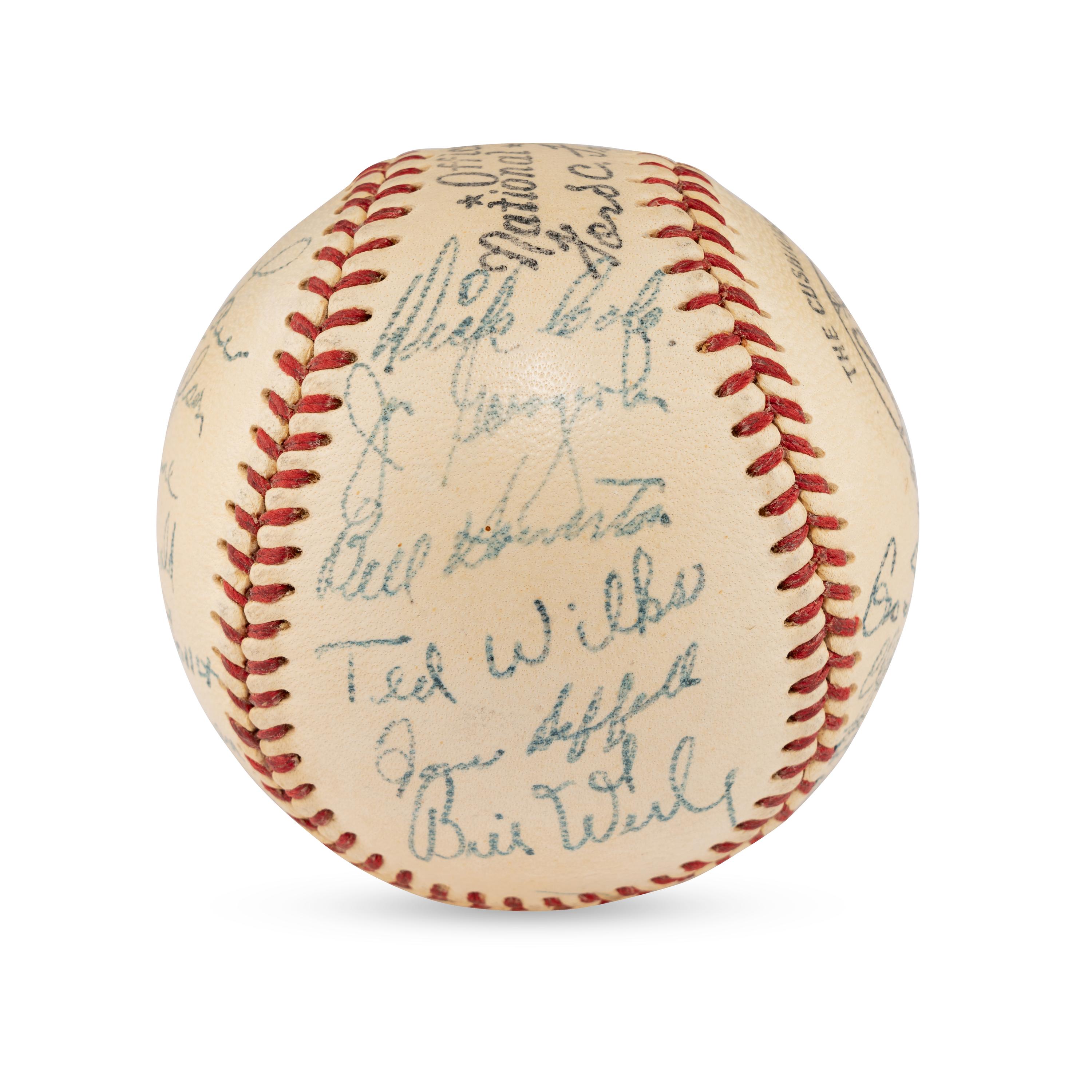 A 1951 Pittsburgh Pirates Team Signed Autograph Baseball (JSA Letter of Authenticity)