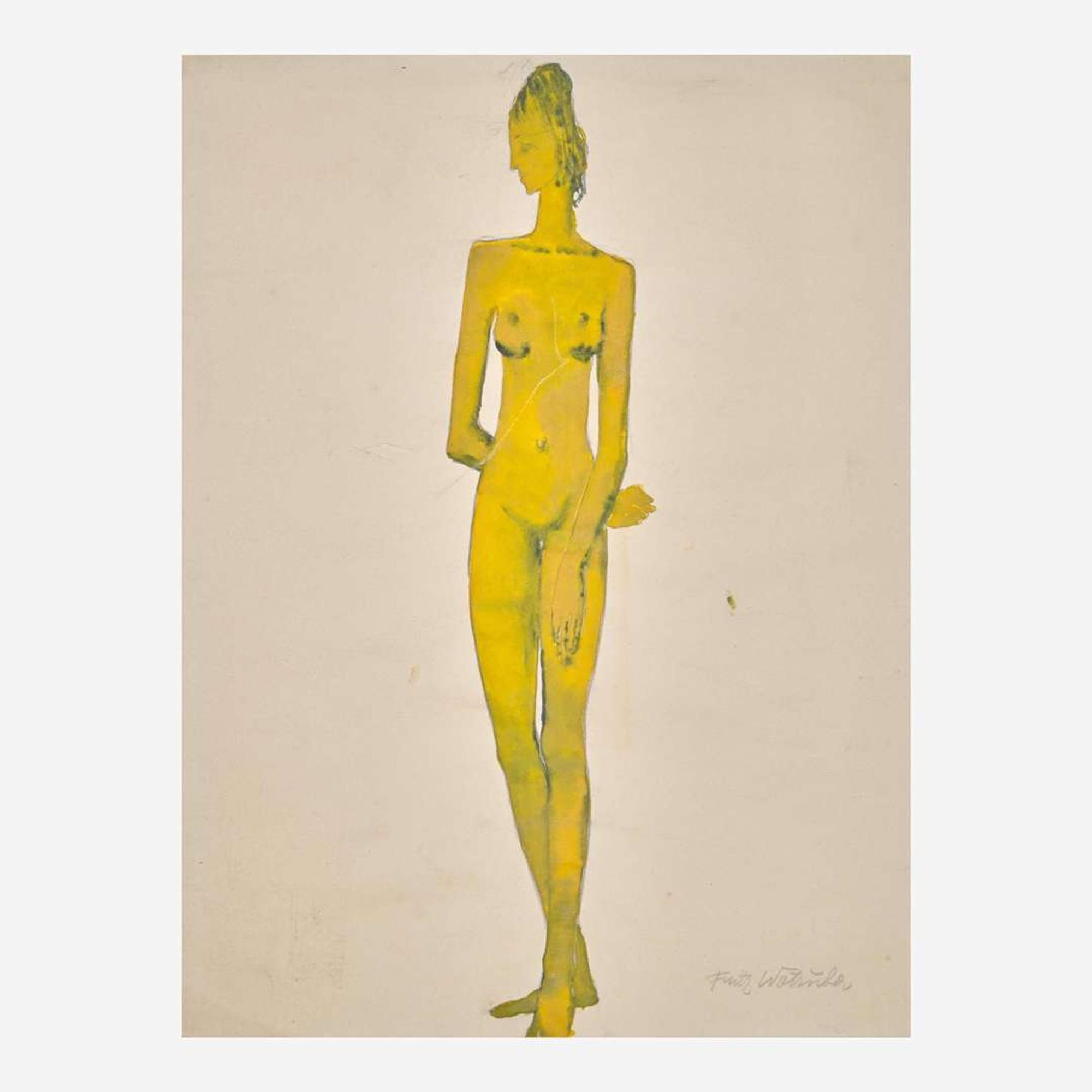 Fritz Wotruba (Austrian, 1907-1975) Untitled (Weibliche Figur)