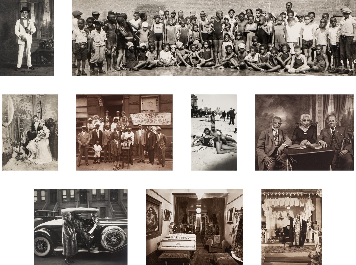 James Van Der Zee (1886-1983) "James Van Der Zee: Eighteen Photographs , 1905-1939"; and selected studio portraits