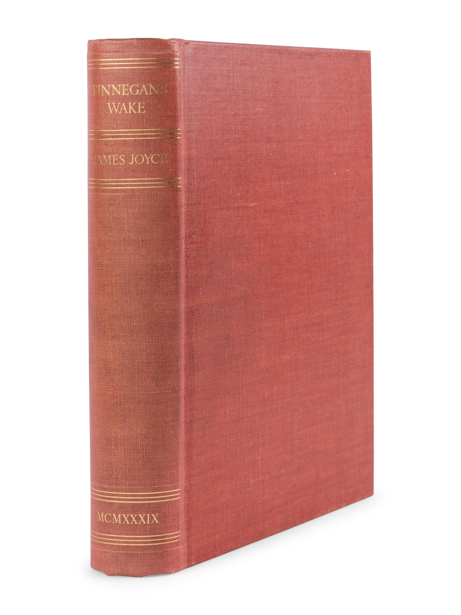 JOYCE, James (1882-1941). Finnegans Wake . London: Faber, 1939.