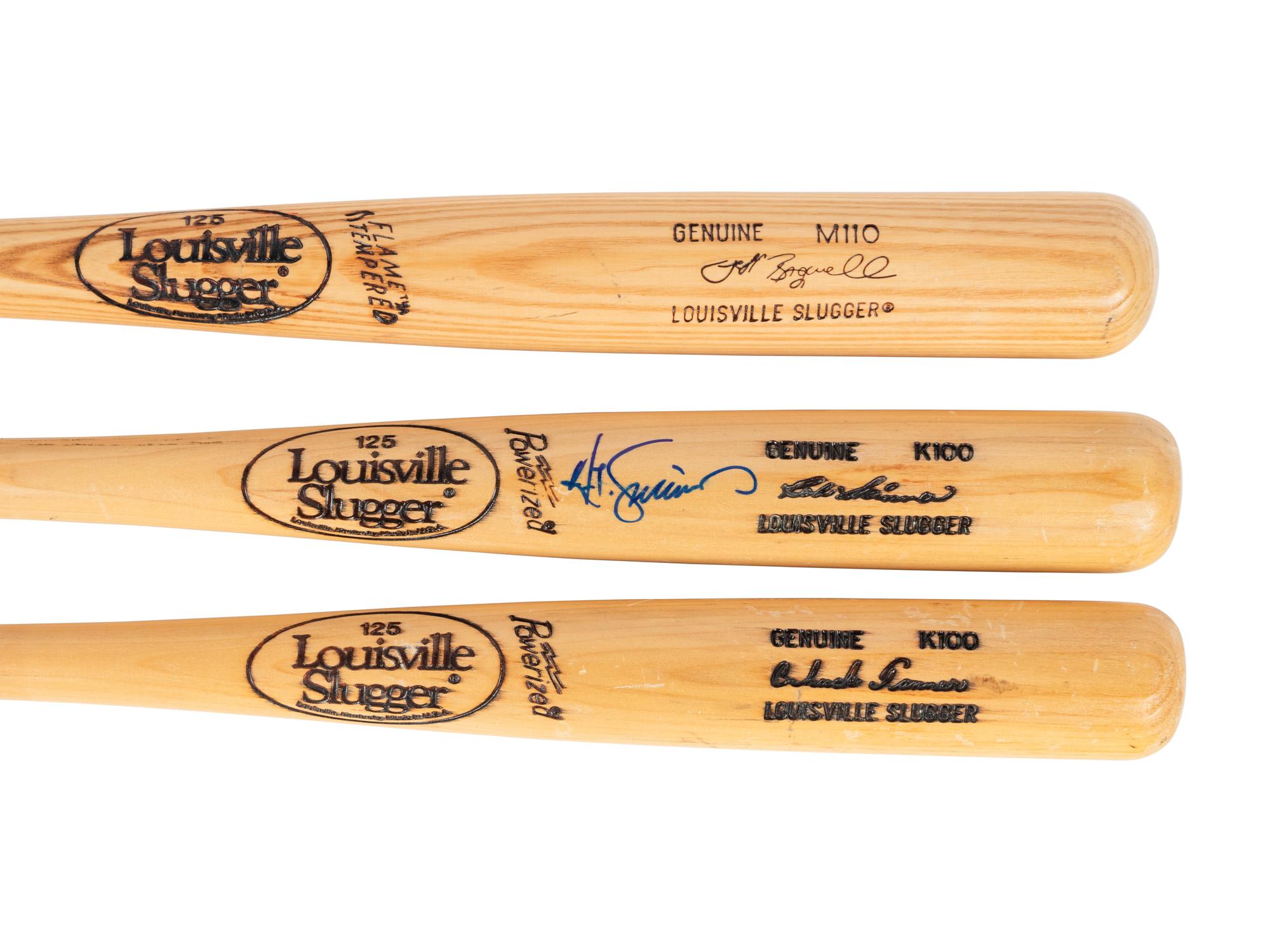 A Group of Three Game Used / Issued Bats from The Collection of Baseball Hall of Famer Ted Simmons,
