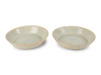 A Pair of Chinese Qingbai Porcelain Dishes — SOUTHERN SONG DYNASTY