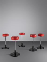 Set of Five No. 1 Barstools