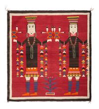 Navajo Pictorial Weaving / Rug, with Holy People