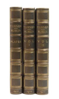 (TURNER, J.M.W. AND JOHN RUSKIN) Turner and Ruskin. Ed. by Wedmore. London, 1900. 3 vols. Limited.